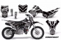 Preview: Conspiracy Weiß mit Nummernfeldern für Honda CRF110 F 2013-2018