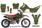 Preview: Digicamo Grün mit Nummernfeldern für Honda CRF110 F 2013-2018