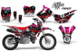 Preview: Frenzy Rot mit Nummernfeldern für Honda CRF110 F 2013-2018