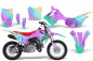 Preview: Slick mit Nummernfelder für Honda CRF110 F 2013-2018
