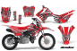 Preview: Deaden Rot mit Nummernfeldern für Honda CRF110 F 2013-2018