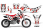 Preview: Expo Rot mit Nummernfeldern für Honda CRF110 F 2013-2018