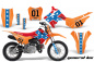 Preview: General Lee mit Nummernfelder für Honda CRF110 F 2013-2018