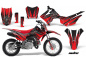 Preview: Nuke Rot mit Nummernfeldern für Honda CRF110 F 2013-2018