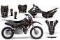 Preview: Reaper Schwarz mit Nummernfeldern für Honda CRF110 F 2013-2018