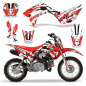Preview: Expo Red with number plates for Honda CRF110 F 2019-2021