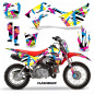 Preview: Flashback with number plates for Honda CRF110 F 2019-2021