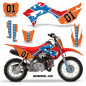 Preview: General Lee with number plates for Honda CRF110 F 2019-2021