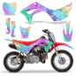 Preview: Slick with number plates for Honda CRF110 F 2019-2021