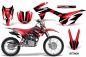 Preview: Attack Rot mit Nummernfeldern für Honda CRF125 F 2014-2018