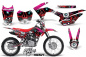 Preview: Frenzy Rot mit Nummernfeldern für Honda CRF125 F 2014-2018
