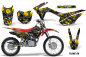 Preview: Tune In Gelb mit Nummernfeldern für Honda CRF125 F 2014-2018