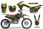 Preview: Tune In Yellow with number plates for Honda CRF125 F 2014-2018