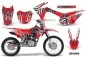 Preview: Deaden Red with number plates for Honda CRF125 F 2014-2018