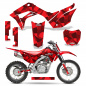 Preview: Special Forces Rot mit Nummernfeldern für Honda CRF125 F 2019-2025