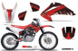 Preview: Carbon-X Red without number plates for Honda CRF150F-CRF230F 2003-2007