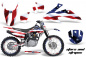 Preview: Stars and Stripes with number plates for Honda CRF150F-CRF230F 2008-2014