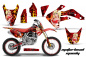 Preview: Motorhead Mandy Red with number plates for Honda CRF150R 2007-2016