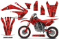 Preview: Digicamo Red with number plates for Honda CRF150R 2017-2021
