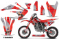 Preview: T-Bomber Red with number plates for Honda CRF150R 2017-2021