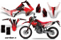 Preview: Carbon-X Rot mit Nummernfeldern für Honda CRF250L/CRF250M 2013-2020