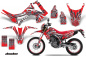 Preview: Deaden Rot mit Nummernfeldern für Honda CRF250L/CRF250M 2013-2020