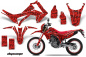 Preview: Digicamo Rot mit Nummernfeldern für Honda CRF250L/CRF250M 2013-2020