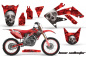 Preview: Bone Collector Red with number plates for Honda CRF250R 2010-2013