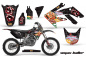 Preview: Vegas Baller Black with number plates for Honda CRF250R 2010-2013