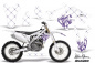 Preview: SilverStar-Reloaded Background = White, Design color = Purple without number plates for Honda CRF250R 2010-2013
