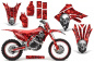 Preview: Bone Collector Red with number plates for Honda CRF450R/RX 2017-2020