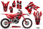 Preview: Fade Red with number plates for Honda CRF450R/RX 2017-2020