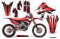 Preview: Attack Red with number plates for Honda CRF450R/RX 2017-2020