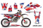 Preview: Union Jack mit Nummernfelder für Honda CRF250X 2004-2017
