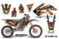 Preview: Firestorm Schwarz mit Nummernfeldern für Honda CRF250X 2004-2017