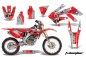 Preview: T-Bomber Rot mit Nummernfeldern für Honda CRF250X 2004-2017