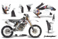Preview: T-Bomber Schwarz mit Nummernfeldern für Honda CRF250X 2004-2017