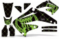 Preview: SilverStar - Reloaded Background = Black, Design color = Green without number plates for Honda CRF450R 2009-2012