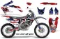 Preview: Sin and Stripes mit Nummernfelder für Honda CRF450R 2009-2012