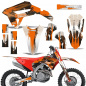 Preview: Carbon-X Orange without number plates for Honda CRF450R/RW 2021-2024