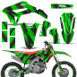 Preview: Dragon Flow Green with number plates for Honda CRF450R/RW 2021-2024