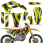 Preview: Dragon Flow Yellow with number plates for Honda CRF450R/RW 2021-2024