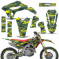 Preview: Slash Camo Yellow with number plates for Honda CRF450R/RW 2021-2024