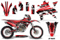 Preview: Attack Red with number plates for Honda CRF450X 2005-2016