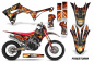 Preview: Firestorm Schwarz mit Nummernfeldern für Honda CRF450X 2017-2024