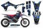 Preview: Tune In Blau mit Nummernfeldern für Honda CRF450X 2017-2024