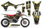 Preview: Tune In Gelb mit Nummernfeldern für Honda CRF450X 2017-2024