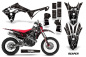 Preview: Reaper Schwarz mit Nummernfeldern für Honda CRF450X 2017-2024
