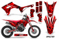 Preview: Specter Rot mit Nummernfeldern für Honda CRF450X 2017-2024