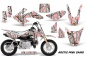 Preview: Arctic Pink Camo with number plates for Honda CRF50 2004-2013